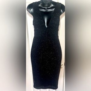 Guess black sequin cocktail dress